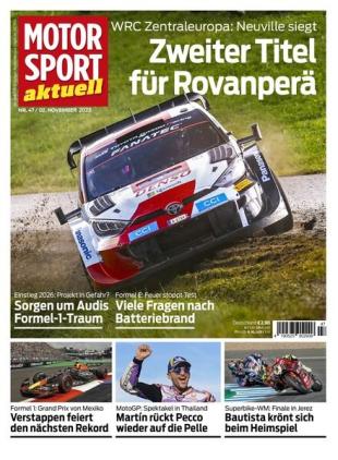 Motorsport aktuell - 31 Oktober 2023