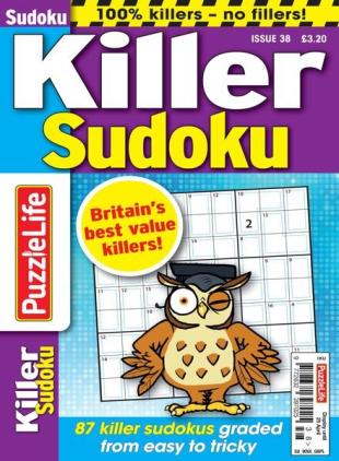PuzzleLife Killer Sudoku - Issue 38 - 29 February 2024