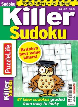 PuzzleLife Killer Sudoku - Issue 39 2024