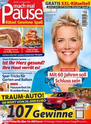 Mach mal Pause - 12 August 2025