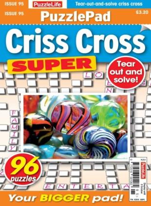 PuzzleLife PuzzlePad Criss Cross Super - September 2025