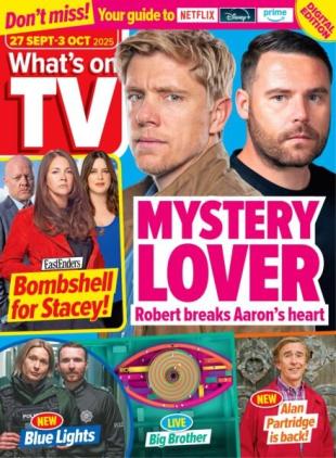 What's on TV - 27 September 2025