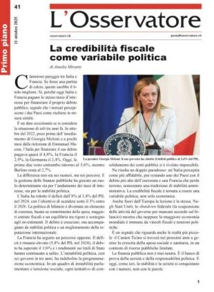 L'Osservatore - 11 Ottobre 2025