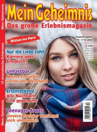 Mein Geheimnis - November-Dezember 2025