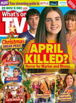 What's on TV - 29 November 2025