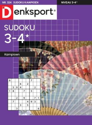 Denksport Sudoku 3-4 kampioen - 1 Januari 2026