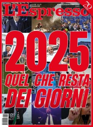 L'Espresso - 26 Dicembre 2025