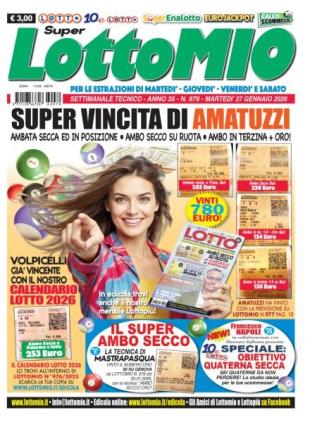 Lottomio del Giovedi - 27 Gennaio 2026