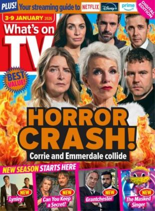 What's on TV - 3 January 2026
