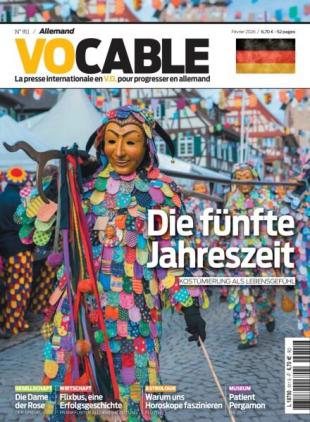 Vocable Allemand - Fevrier 2026