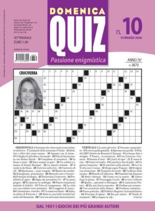 Domenica Quiz - 19 Marzo 2026