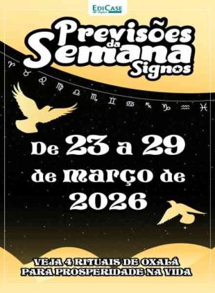 Previsoes da Semana - 23 Marco 2026