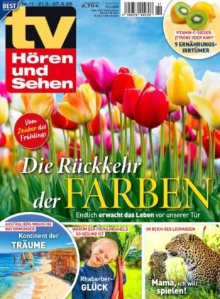 TV HOren und Sehen - 13 Marz 2026