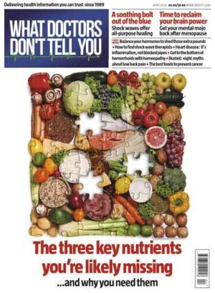 What Doctors Don't Tell You UK - April 2026