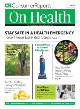 Consumer Reports on Health - April 2019