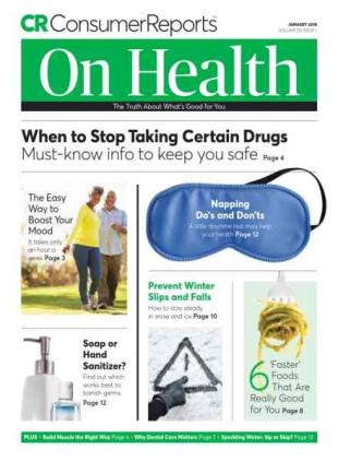 Consumer Reports on Health - January 2018