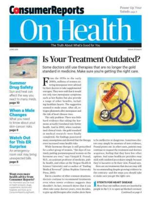 Consumer Reports on Health - June 2016