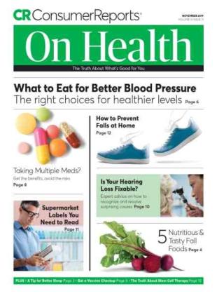 Consumer Reports on Health - November 2019