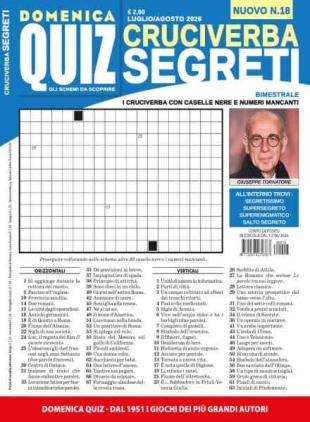Cruciverba Segreti - Luglio 2026
