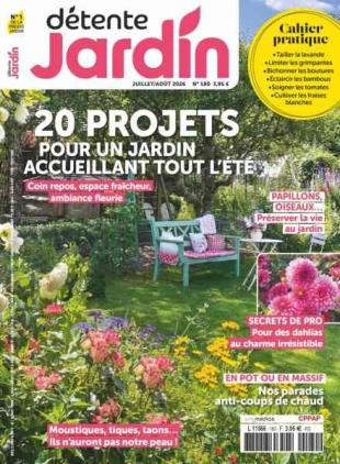 Detente Jardin - Juillet-Aout 2026