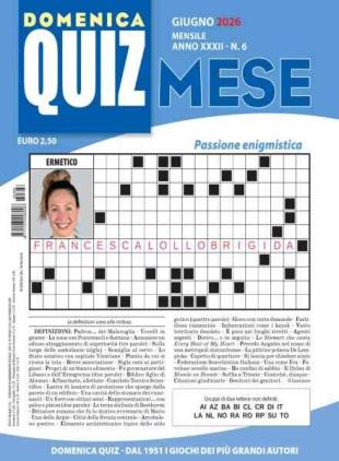 Domenica Quiz Mese - Giugno 2026