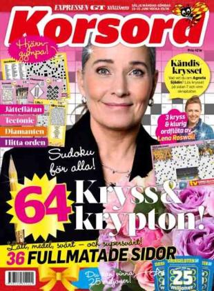 Korsord - 15 Juni 2026