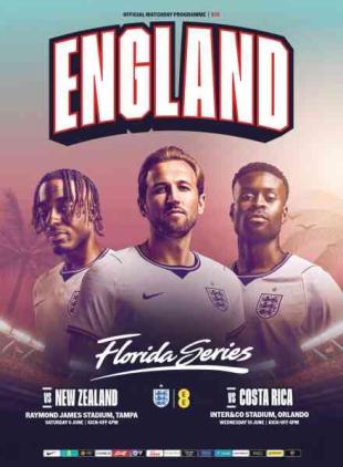 Official England Matchday Programmes - June 2026