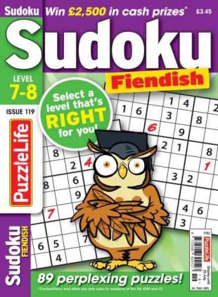 PuzzleLife Sudoku Fiendish - June 2026