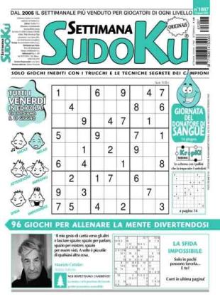 Settimana Sudoku - 12 Giugno 2026
