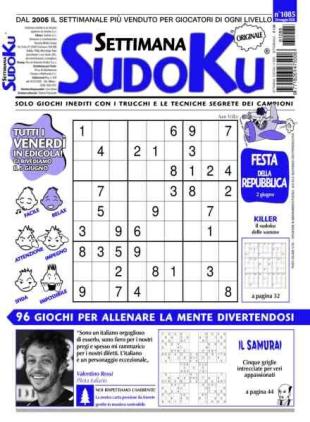 Settimana Sudoku - 29 Maggio 2026