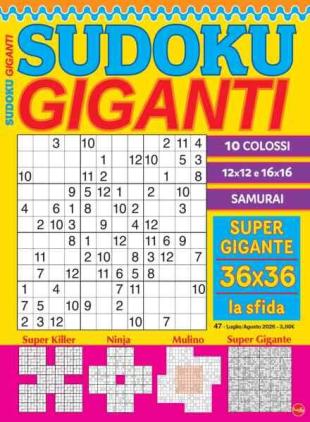 Sudoku Giganti - Luglio-Agosto 2026