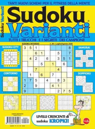 Sudoku Varianti - Luglio 2026
