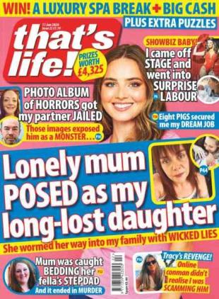 that's life! UK - 4 June 2026