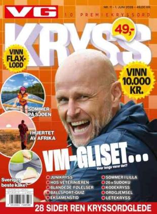 VG Kryssord - 1 Juni 2026