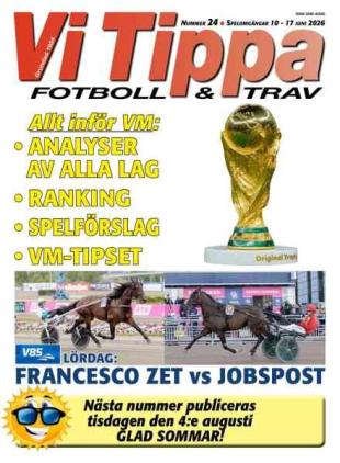 Vi Tippa - 9 Juni 2026