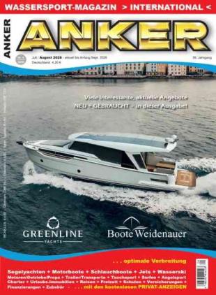 Anker - Juli-August 2026