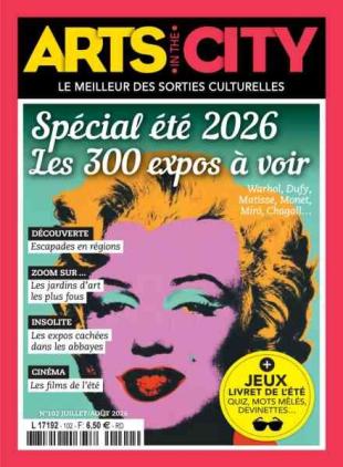 Arts in the City - Juillet-Aout 2026
