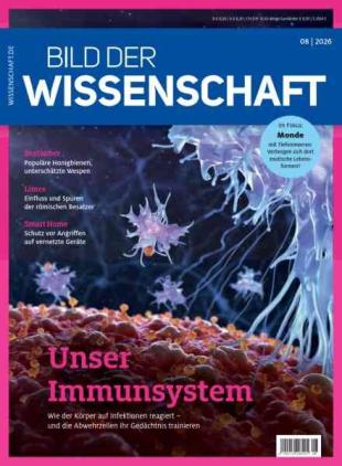 Bild der Wissenschaft - August 2026