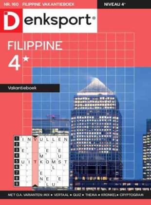 Denksport Filippine 4 Vakantieboek - 22 Juli 2026