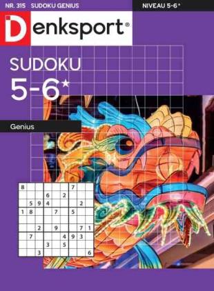 Denksport Sudoku 5-6 genius - 15 Juli 2026