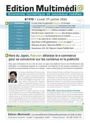 Edition Multimedia - 27 Juillet 2026