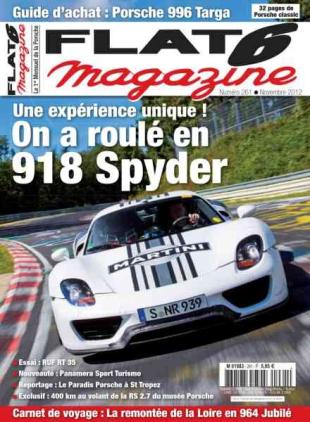 Flat 6 Magazine - Novembre 2012