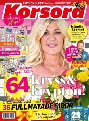 Korsord - 20 Juli 2026
