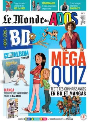Le Monde des Ados - Hors-Serie - Juillet-Septembre 2026