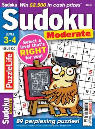PuzzleLife Sudoku Moderate - July 2026