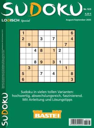 Sudoku Logisch Spezial - August-September 2026