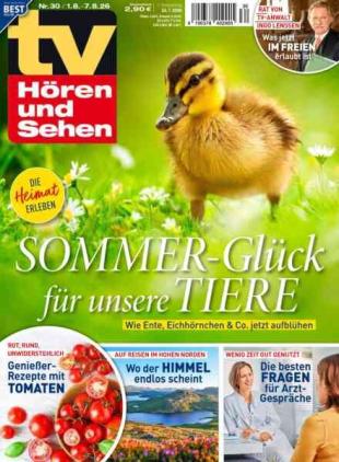 TV Horen und Sehen - 24 Juli 2026