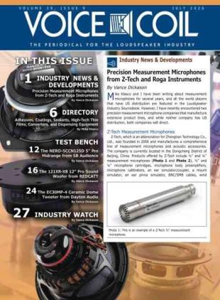 Voice Coil Magazine - July 2026