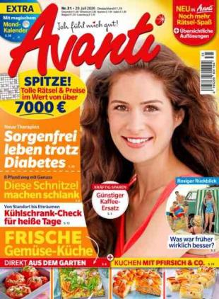 Avanti - 29 Juli 2026
