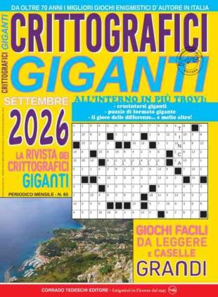 Crittografici Giganti - Settembre 2026